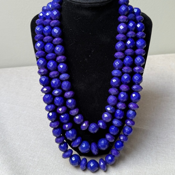 sugarfix Jewelry - Sugarfix By Bauble Bar Triple Strand Purple Necklace NWT